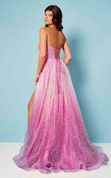 11 of 11 Rachel Allan 70292 Pink Ombre