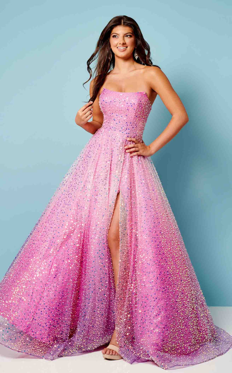 Rachel Allan 70292 Pink Ombre