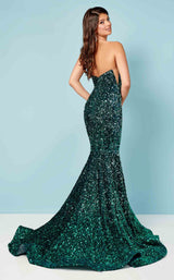 5 of 9 Rachel Allan 70293 Emerald Ombre