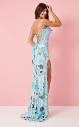 5 of 6 Rachel Allan 70352 Powder Blue Multi