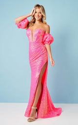 1 of 6 Rachel Allan 70379 Hot Pink