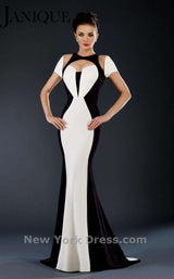 1 of 4 Janique C1493 White/Black
