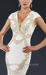2 of 3 Janique K6513 White/Gold
