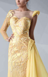 2 of 2 MNM Couture G0652 Yellow
