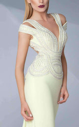 1 of 2 MNM Couture G0574 Yellow