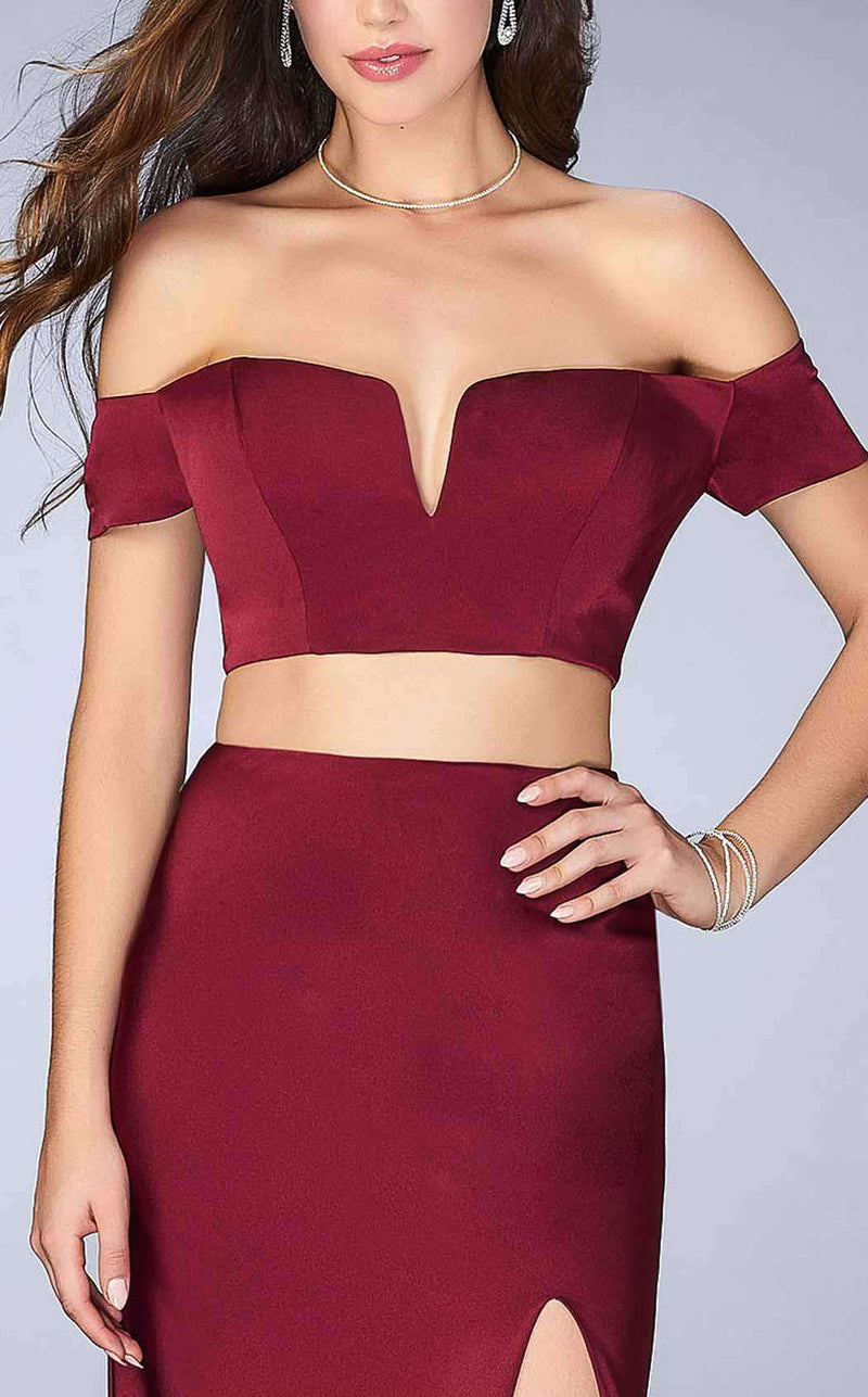 La Femme 23963 Burgundy