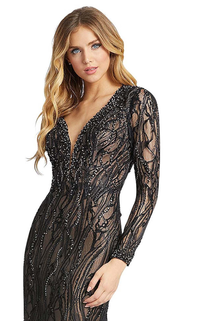 Mac Duggal 79291 Black-Nude