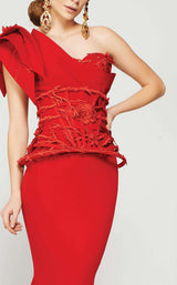 4 of 9 MNM Couture 2375 Red