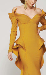 4 of 6 MNM Couture 2396 Mustard