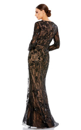 2 of 3 Mac Duggal 79351 Black-Nude