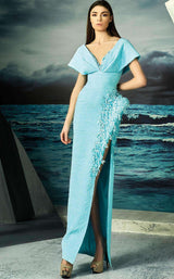 1 of 2 MNM Couture G0796 Blue