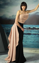 1 of 3 MNM Couture G0806 Black/Pink