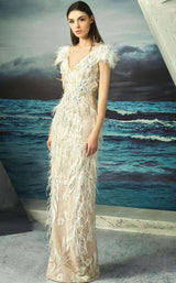 1 of 2 MNM Couture G0827 Ivory