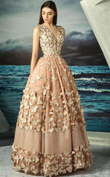 1 of 3 MNM Couture G0829 Peach