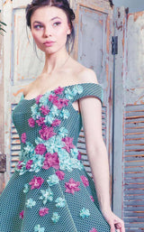 2 of 2 MNM Couture K3493 Aqua