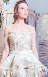 2 of 3 MNM Couture K3498 Yellow
