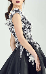 2 of 2 MNM Couture G0664 Black/White