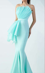 2 of 4 MNM Couture G0720 Aqua