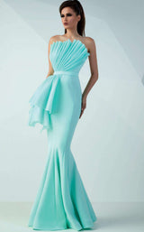 1 of 4 MNM Couture G0720 Aqua