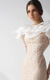 2 of 3 MNM Couture G0742 Beige