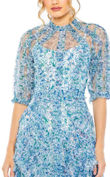 6 of 9 Mac Duggal 8011 Blue Multi