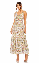 1 of 3 Mac Duggal 8026 Ivory Multi
