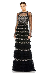 1 of 6 Mac Duggal 8030 Black-Multi