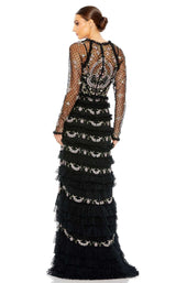 5 of 6 Mac Duggal 8030 Black-Multi