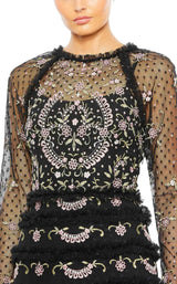 3 of 6 Mac Duggal 8030 Black-Multi