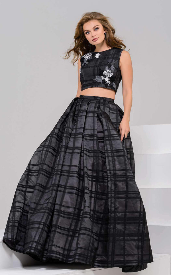 Jovani 40387 Black/White