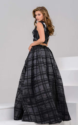 3 of 6 Jovani 40387 Black/White