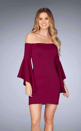 6 of 9 La Femme 25033 Burgundy