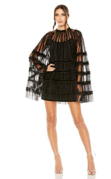 1 of 6 Mac Duggal 8053 Dress Black