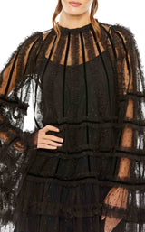 3 of 6 Mac Duggal 8053 Dress Black