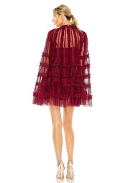 6 of 6 Mac Duggal 8053 Dress Crimson