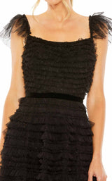 4 of 6 Mac Duggal 8054 Dress Black