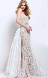 7 of 10 Jovani 35052 Ivory/Nude