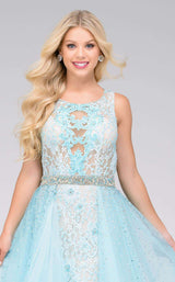 3 of 5 Jovani 36805 Aqua