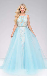 1 of 5 Jovani 36805 Aqua
