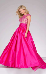 1 of 7 Jovani 40556 Fuchsia