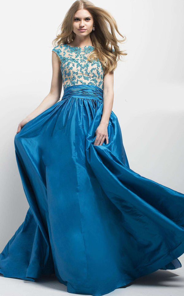 Jovani 40556 Teal