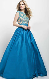 6 of 7 Jovani 40556 Teal