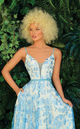 7 of 12 Clarisse 810250 Aqua Nude