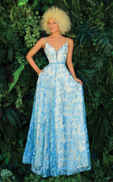 1 of 12 Clarisse 810250 Aqua Nude