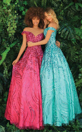 1 of 8 Clarisse 810290 Fuchsia&Mint