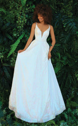 1 of 4 Clarisse 810297 Iridescent Ivory