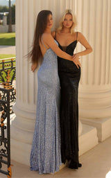 4 of 4 Clarisse 810413 Periwinkle and Black