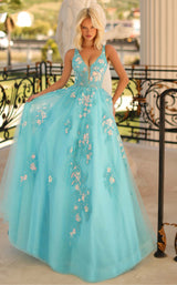 1 of 2 Clarisse 810456 Turquoise