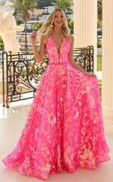 1 of 2 Clarisse 810458 Flamingo