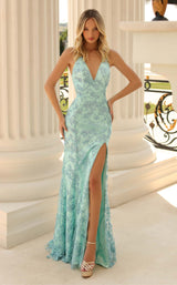 1 of 2 Clarisse 810512 Seafoam